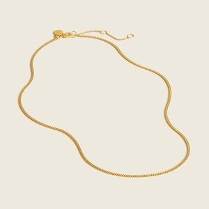 J. Crew Demi-Fine Gold 16” Curb Chain Necklace